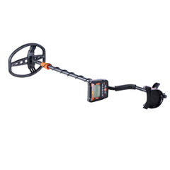 Metal Detector for Adults, 254 mm, Professional High Accuracy Gold Detector, IP68 Waterproof Search Coil with Display, Headphones, 5 Modes, Adjustable Length, for Detecting Gold Treasure Hunting