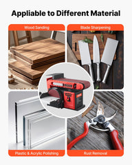 152.4mm Disc Sander & 101.6mm x 914.4mm Belt Sander, 400W Professional Belt Disc Sanders Combo with 0 - 45° Adjustable Worktable, Dust Collection Port for Woodworking & DIY Crafting