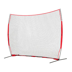 Barricade Backstop Net, 12x9 ft Ball Sports Barrier Netting, Portable Practice Equipment with Carry Bag, Protection Screen for Baseball Softball Lacrosse Soccer Hockey Training, for Backyard