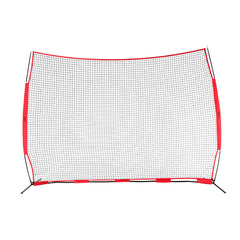 Barricade Backstop Net, 12x9 ft Ball Sports Barrier Netting, Portable Practice Equipment with Carry Bag, Protection Screen for Baseball Softball Lacrosse Soccer Hockey Training, for Backyard