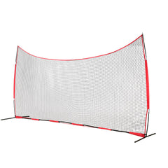 Barricade Backstop Net, 20x10 ft Ball Sports Barrier Netting, Portable Practice Equipment with Carry Bag, Protection Screen for Baseball Softball Lacrosse Soccer Hockey Training, for Backyard