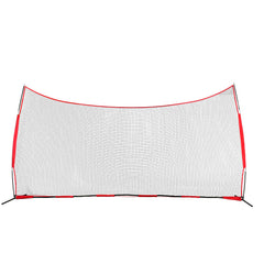 Barricade Backstop Net, 20x10 ft Ball Sports Barrier Netting, Portable Practice Equipment with Carry Bag, Protection Screen for Baseball Softball Lacrosse Soccer Hockey Training, for Backyard