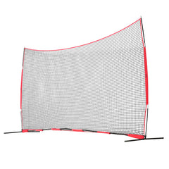 Barricade Backstop Net, 20x10 ft Ball Sports Barrier Netting, Portable Practice Equipment with Carry Bag, Protection Screen for Baseball Softball Lacrosse Soccer Hockey Training, for Backyard