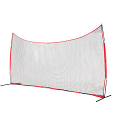 Barricade Backstop Net, 20x10 ft Ball Sports Barrier Netting, Portable Practice Equipment with Carry Bag, Protection Screen for Baseball Softball Lacrosse Soccer Hockey Training, for Backyard