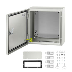 NEMA Steel Enclosure, 12 x 12 x 6''steel electrical box
electrical enclosur NEMA 4X Steel Electrical Box, IP66 Waterproof & Dustproof, Outdoor/Indoor Electrical Junction Box, with Mounting Plat