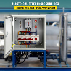 NEMA Steel Enclosure, 12 x 12 x 6''steel electrical box
electrical enclosur NEMA 4X Steel Electrical Box, IP66 Waterproof & Dustproof, Outdoor/Indoor Electrical Junction Box, with Mounting Plat