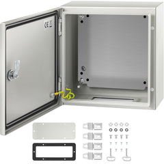 NEMA Steel Enclosure, 12 x 12 x 6''steel electrical box
electrical enclosur NEMA 4X Steel Electrical Box, IP66 Waterproof & Dustproof, Outdoor/Indoor Electrical Junction Box, with Mounting Plat