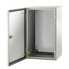 NEMA Steel Enclosure, 20 x 12 x 10\'\' NEMA 4X Steel Electrical Box, IP66 Waterproof & Dustproof, Outdoor/Indoor Electrical Junction Box, with Mounting Plate