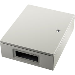 NEMA Steel Enclosure, 50 x 40 x 15 cm NEMA 4X Steel Electrical Box, IP66 Waterproof & Dustproof, Outdoor/Indoor Electrical Junction Box, with Mounting Plate