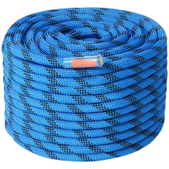 12.7mm Static Climbing Rope 38M(125ft) Outdoor Rock Climbing Rope Blue
