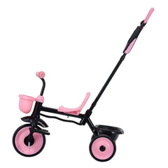 Toddler Tricycle & Stroller for 18 Months to 5 Year Old, Kids Trike with Parent Push Handle, Adjustable Seat & Storage for Outdoor Play, Tricycle for Toddlers, Birthday Toy for Boys and Girls