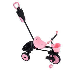 Toddler Tricycle & Stroller for 18 Months to 5 Year Old, Kids Trike with Parent Push Handle, Adjustable Seat & Storage for Outdoor Play, Tricycle for Toddlers, Birthday Toy for Boys and Girls