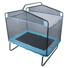 6FT Trampoline for Kids, 72" Indoor/Outdoor Toddlers Trampoline, Mini Baby Trampoline with Safety Enclosure Net, Gymnastics Bar, Hammock, Recreational Trampoline Birthday Gift for 3+ Years Kids