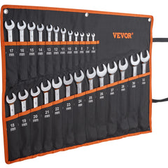 Combination Wrench Set 25-Piece Metric 6 mm to 32 mm with Roll-up Pouch