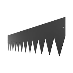 Steel Landscape Edging, 3 Packs 1016 x 203 mm Rust-Resistant Metal Landscape Edging, Bendable Garden Edging Border, Heavy Duty Lawn Edging, Easy-to-Install, Flower Bed Yard Pathway Divider Black