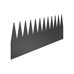 Steel Landscape Edging, 3 Packs 1016 x 203 mm Rust-Resistant Metal Landscape Edging, Bendable Garden Edging Border, Heavy Duty Lawn Edging, Easy-to-Install, Flower Bed Yard Pathway Divider Black