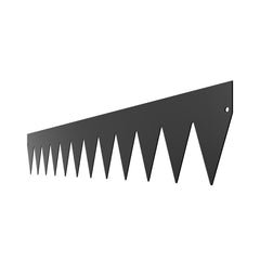 Steel Landscape Edging, 4 Packs 40 x 6 in Rust-Resistant Metal Landscape Edging, Bendable Garden Edging Border, Heavy Duty Lawn Edging, Easy-to-Install, Flower Bed Yard Pathway Divider Black