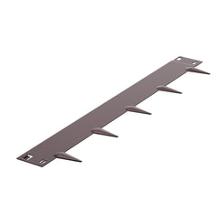 Steel Landscape Edging, 5 Packs 990 x 181 mm Rust-Resistant Metal Landscape Edging, Bendable Garden Edging Border, Heavy Duty Lawn Edging, Easy-to-Install, Flower Bed Yard Pathway Divider Brown