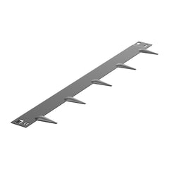 Steel Landscape Edging, 5 Packs 990 x 156 mm Rust-Resistant Metal Landscape Edging, Bendable Garden Edging Border, Heavy Duty Lawn Edging, Easy-to-Install, Flower Bed Yard Pathway Divider Dark Gray