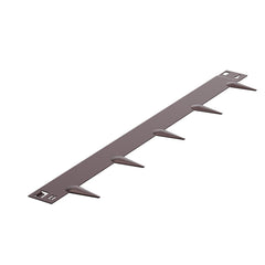 Steel Landscape Edging, 5 Packs 990 x 156 mm Rust-Resistant Metal Landscape Edging, Bendable Garden Edging Border, Heavy Duty Lawn Edging, Easy-to-Install, Flower Bed Yard Pathway Divider Brown