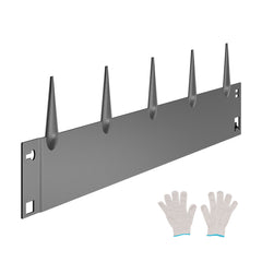 Steel Landscape Edging, 5 Packs 990 x 181 mm Rust-Resistant Metal Landscape Edging, Bendable Garden Edging Border, Heavy Duty Lawn Edging, Easy-to-Install, Flower Bed Yard Pathway Divider Dark Gray