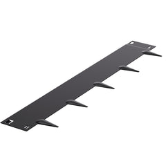Steel Landscape Edging, 5 Packs 990 x 207 mm Rust-Resistant Metal Landscape Edging, Bendable Garden Edging Border, Heavy Duty Lawn Edging, Easy-to-Install, Flower Bed Yard Pathway Divider Black