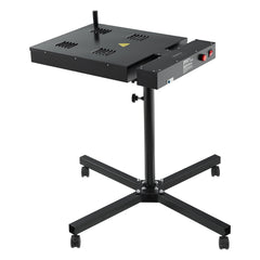 Flash Dryer, 18 x 25 inch Flash Dryer for Screen Printing, High Power Silk Screen Printing Dryer with Height Adjustable Stand, 360° Rotation, X-Shaped Base, Steel T-Shirt Curing Machine