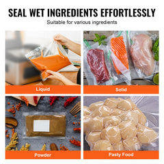 DZ-400/2E Automatic Extra Deep Vacuum Sealer Food Vacuum Sealing Packing Machine 220V
