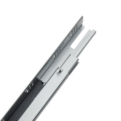 6 Pairs of 457.2mm Drawer Bottom Side Mount Rails, Heavy Duty Full Ball Bearing Extension Steel Track, Soft-Close Noiseless Guide Glides Cabinet Kitchen Runners with Locking Mechanism, 100 Lbs