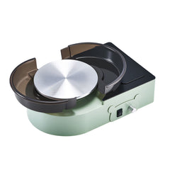 Mini Pottery Wheel, 158 mm Turntable, Forward and Reverse Rotation, Adjustable Speed, Electric Clay Wheel for Kids and Adults, with Clay Shaping Tools, for Home DIY, Pottery Classes, Green