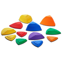 Kids Balance Stepping Stones Sensory Obstacle Course 12 PCS Outdoor Indoor