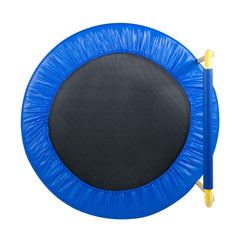 3FT Trampoline for Kids, 92 cm Trampolines Indoor/Outdoor Trampoline for Toddlers, Foldable Mini Baby Trampoline with Foam Handle, Recreational Trampoline Birthday Gift for 3+ Years Kids