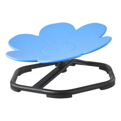 Kids Swivel Chair, 220 lbs Capacity, Flower Shape Sensory Spinning Chair, Autistic Kids Sensory Toy Seat with Non-Slip Metal Base, Toddler Sit & Spin Seat for Coordination Balance Focus, Blue