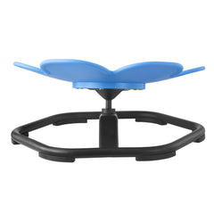 Kids Swivel Chair, 220 lbs Capacity, Flower Shape Sensory Spinning Chair, Autistic Kids Sensory Toy Seat with Non-Slip Metal Base, Toddler Sit & Spin Seat for Coordination Balance Focus, Blue