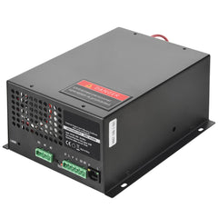 CO2 Laser Power Supply, 80W, Power Supply for 80W Laser Tube, Constant Current Protection, Open Circuit Protection, Fast Heat Dissipation, Compatible for Multi-brand Laser Engravers & Cutters