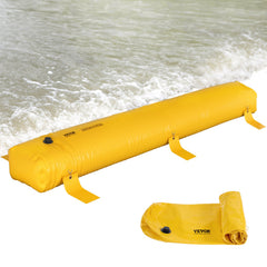 Flood Barrier Hydro Barrier 12' Length x 12" Height for Water Diversion