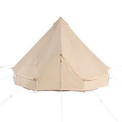 Canvas Bell Tent 3m/9.8ft 4-Season Canvas Tent for Camping with Stove Jack