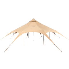 Canvas Tent 4 Seasons 5 m/16.4 ft Bell Tent for Camping with Stove Jack