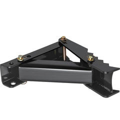 45.7 cm Backhoe Thumb, 12 mm Teeth Thickness Heavy Duty Excavator Thumb, Black Steel Weld On Thumb Attachments with 12mm Bolt-On Design Adjustable Mechanical Thumb for Backhoe/Excavator