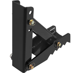 45.7 cm Backhoe Thumb, 12 mm Teeth Thickness Heavy Duty Excavator Thumb, Black Steel Weld On Thumb Attachments with 12mm Bolt-On Design Adjustable Mechanical Thumb for Backhoe/Excavator