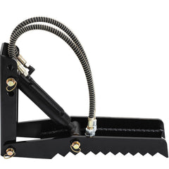 61cm Hydraulic Backhoe Excavator Thumb Attachments Weld On 1.27cm Teeth Thick Steel Plate Assembly 12MM Bolt-On Design with Hydraulic Cylinder
