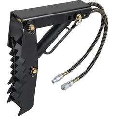 61cm Hydraulic Backhoe Excavator Thumb Attachments Weld On 1.27cm Teeth Thick Steel Plate Assembly 12MM Bolt-On Design with Hydraulic Cylinder