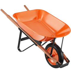 Wheelbarrow Cart One Wheel Garden Dump Cart 330 lbs Yard Utility Cart