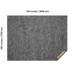 Non Slip Rug Pad Gripper 9' x 12' Carpet Mat 0.24" Thick for All Floor