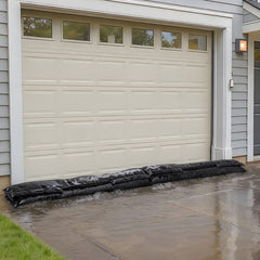 Flood Barrier, 4 Pack, 1530 x 210 mm Flood Bags Activated by Water, Reusable Water Absorbent Barrier, Sandless Sandbags Blockage, Flooding Prevention Bags for Home, Doorway, Basement, Garage