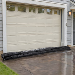 Flood Barrier, 8 Pack, 3050 x 210 mm Flood Bags Activated by Water, Reusable Water Absorbent Barrier, Sandless Sandbags Blockage, Flooding Prevention Bags for Home, Doorway, Basement, Garage