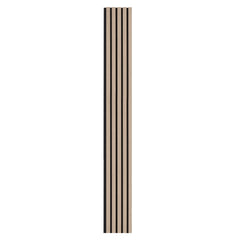 Wood Slat Acoustic Panels, 7.9 x 94.5 inch, MDF Accent Wooden Wall Panels for Modern Interior Wall Decor, Faux Wood Wall Board Panels for Noise Reduction, Silver Wood