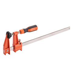 Bar Clamps for Woodworking, 2-Pack 15.24 cm and 2-Pack 30.48 cm, Lockable F-Clamp with 272 kg Load Limit, 63.5 mm Depth, Cast Iron and Carbon Steel, Wood Clamps for Woodworking Metal Working