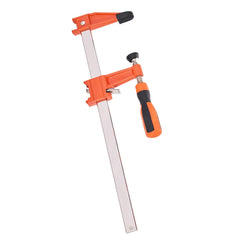 Bar Clamps for Woodworking, 2-Pack 15.24 cm and 2-Pack 30.48 cm, Lockable F-Clamp with 272 kg Load Limit, 63.5 mm Depth, Cast Iron and Carbon Steel, Wood Clamps for Woodworking Metal Working