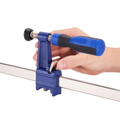 Bar Clamps for Woodworking, 2-Pack 91.4 cm Opening, Lockable F-Clamp with 272 kg Load Limit,63.5 mm Depth, Cast Iron and Carbon Steel, Easy to Use, Wood Clamps for Woodworking Metal Working